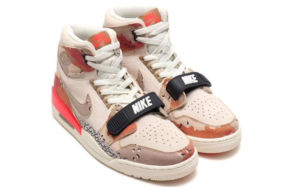 Ретро баскетбольные кроссовки Jordan Legacy 312 Desert Camo - изображение 3