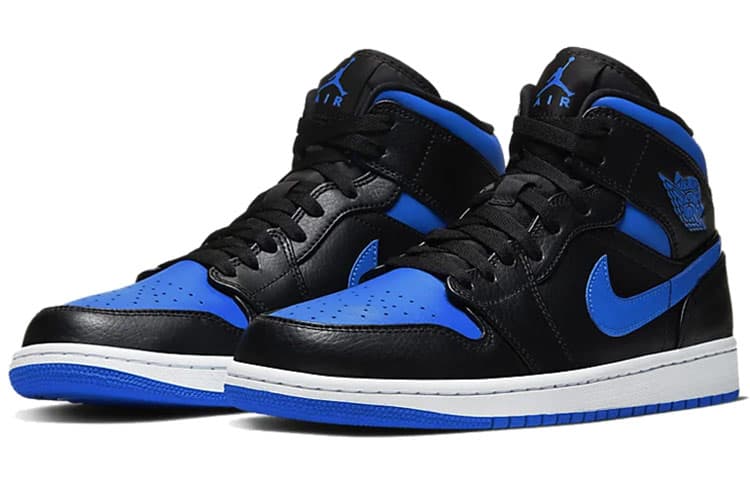 Ретро баскетбольные кроссовки Jordan Air Jordan 1 Mid "Royal" - изображение 3