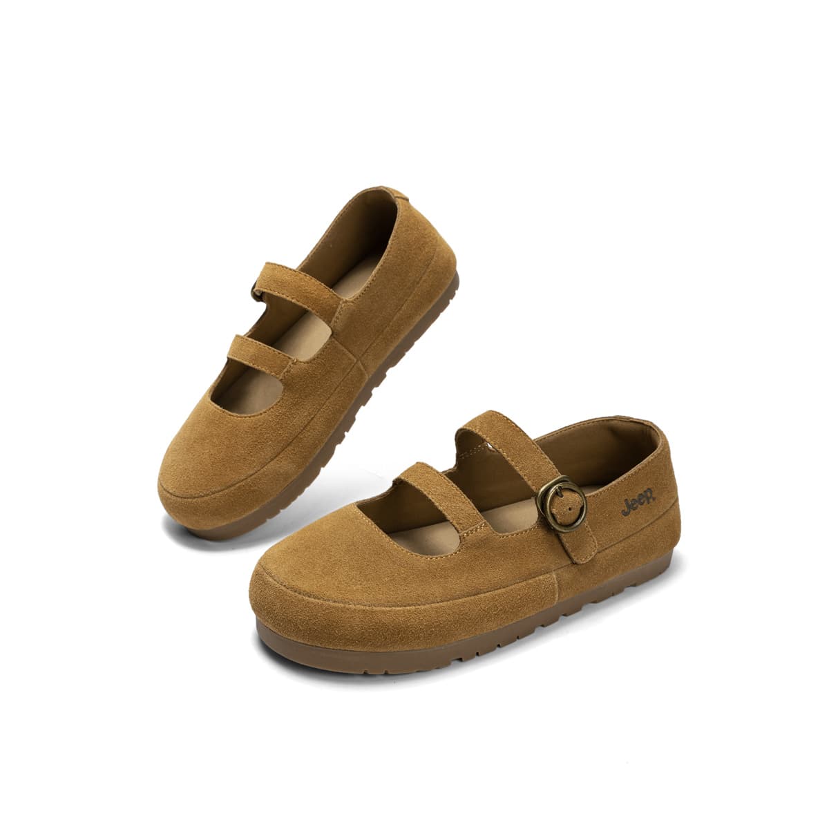 Jeep Buckle Clog Туфли Мэри Джейн Женские Кофе - изображение 3