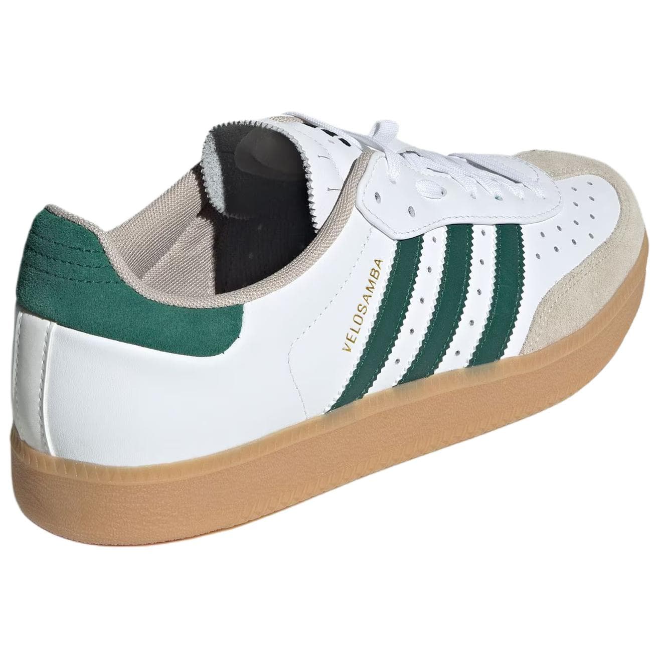 Кроссовки для велоспорта Adidas Velosamba Low Топ Велосипедные кроссовки Унисекс Белый Зеленый - изображение 4