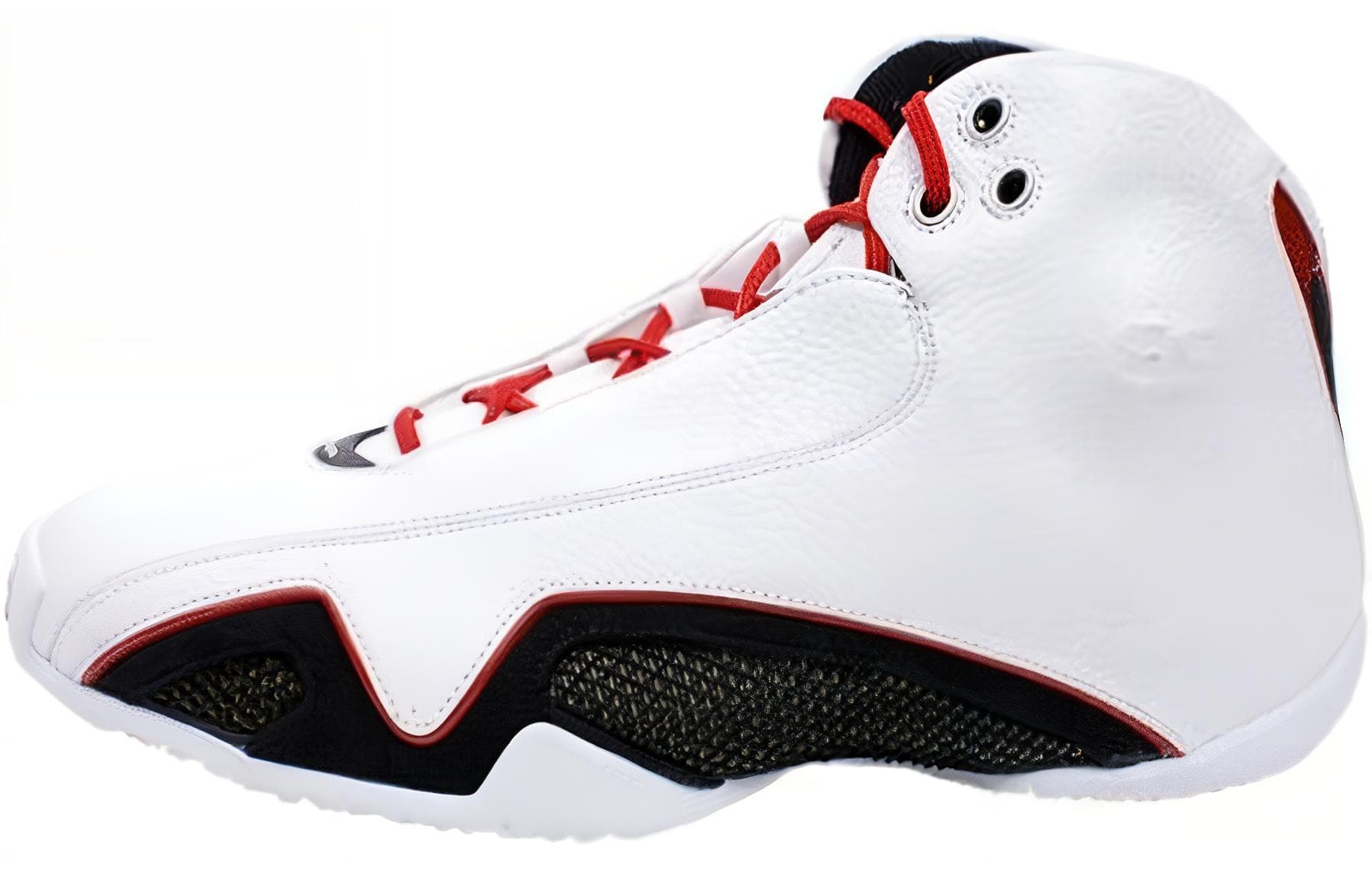 Ретро баскетбольные кроссовки Jordan Air Jordan 21 White Varsity Red Metallic Silver (2006) - изображение 1
