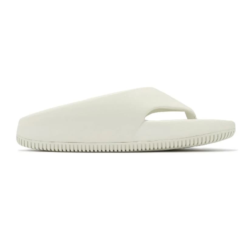 Шлёпанцы NIKE Calm Аbrasion Resistant Противоскользящие Вьетнамки Женские Белые - изображение 2