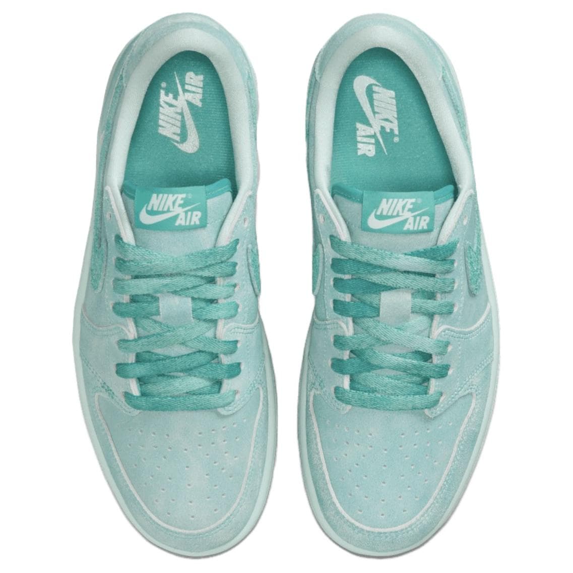 Ретро баскетбольные кроссовки Jordan Air Jordan 1 Low OG "Washed Teal" — фото 4