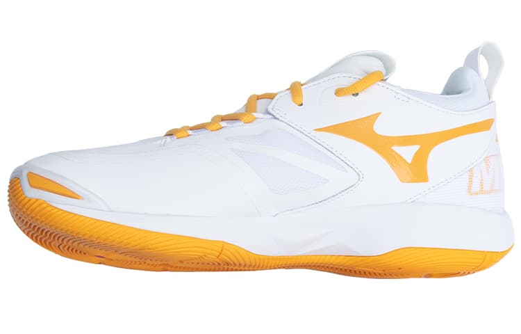 Кроссовки для спортзала Mizuno Momentum Wave 2 White Yellow - изображение 2