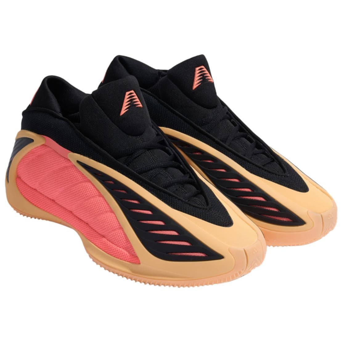 Кроссовки для баскетбола Adidas AE2 Противоскользящие Устойчивые к истиранию Низкие Баскетбольные Кроссовки Мужские Оранжевые Черные - изображение 2