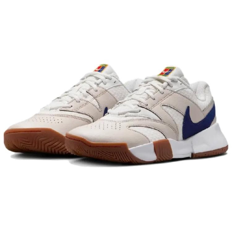Кроссовки для тенниса Nike Court Lite 4 Устойчивые к истиранию Дышащие Поддерживающие Низкие Теннисные Кроссовки Женские Белые - изображение 3