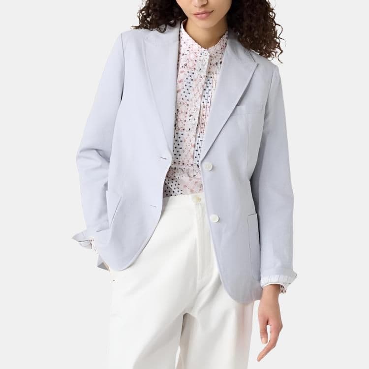 Куртка UNIQLO X Ines de la Fressange Куртки и Пальто Женские Светло-Серый - изображение 2