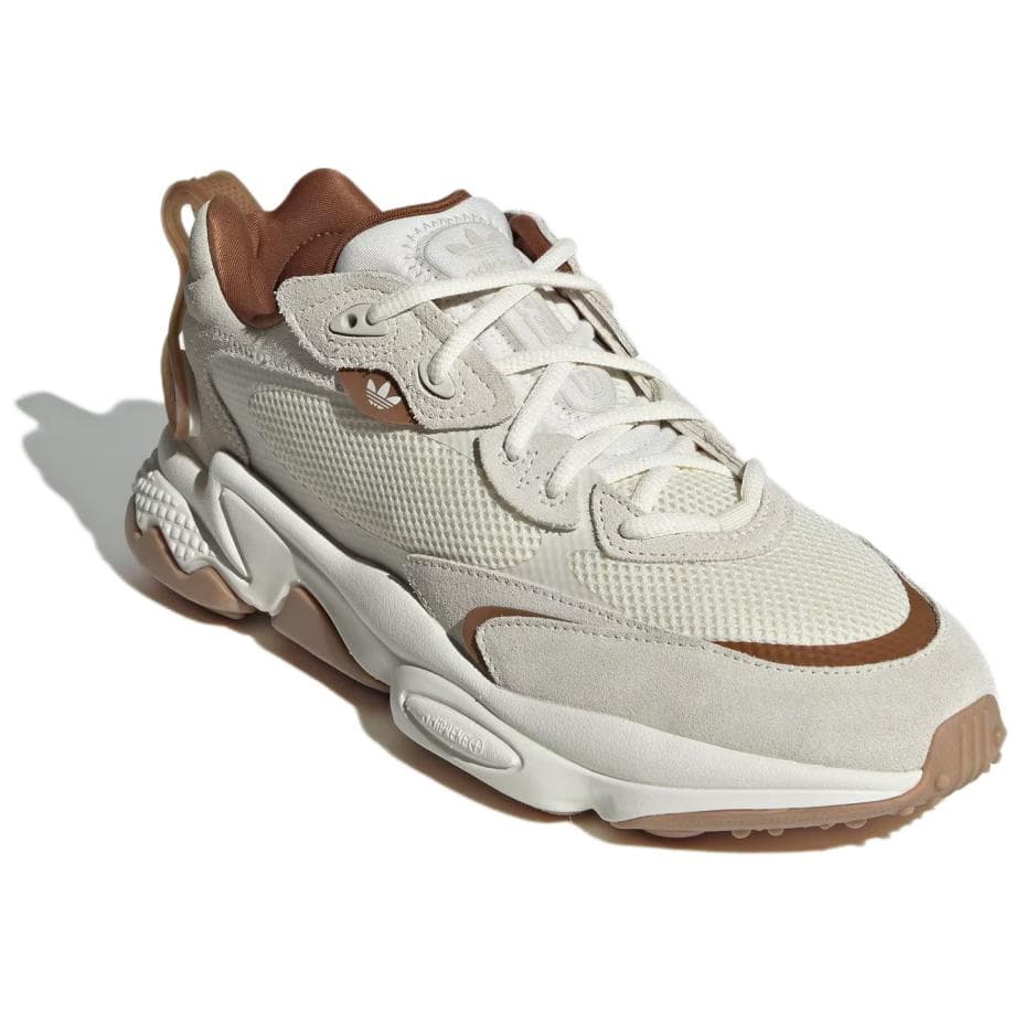 Кроссовки Adidas Originals Ozweego противоскользящие устойчивые к истиранию низкие кеды унисекс бежевый белый коричневый - изображение 3
