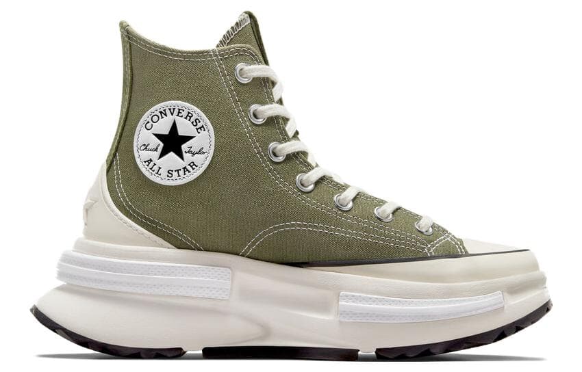 Кеды Converse Run Star Legacy Удобные универсальные кеды для женщин зеленый белый - изображение 2