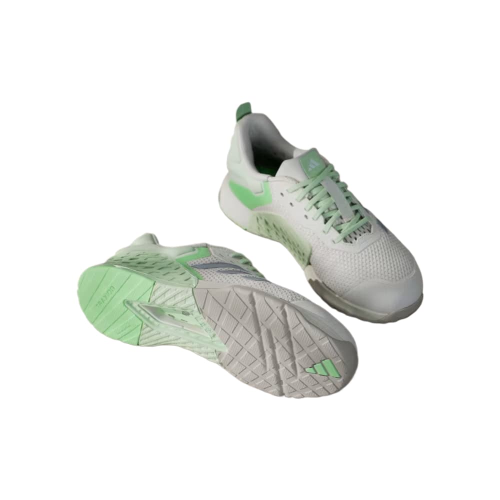 Кроссовки для спортзала Adidas DROPSET 3 Low Топ Кроссовки для тренировок Женские Белый Зеленый - изображение 4