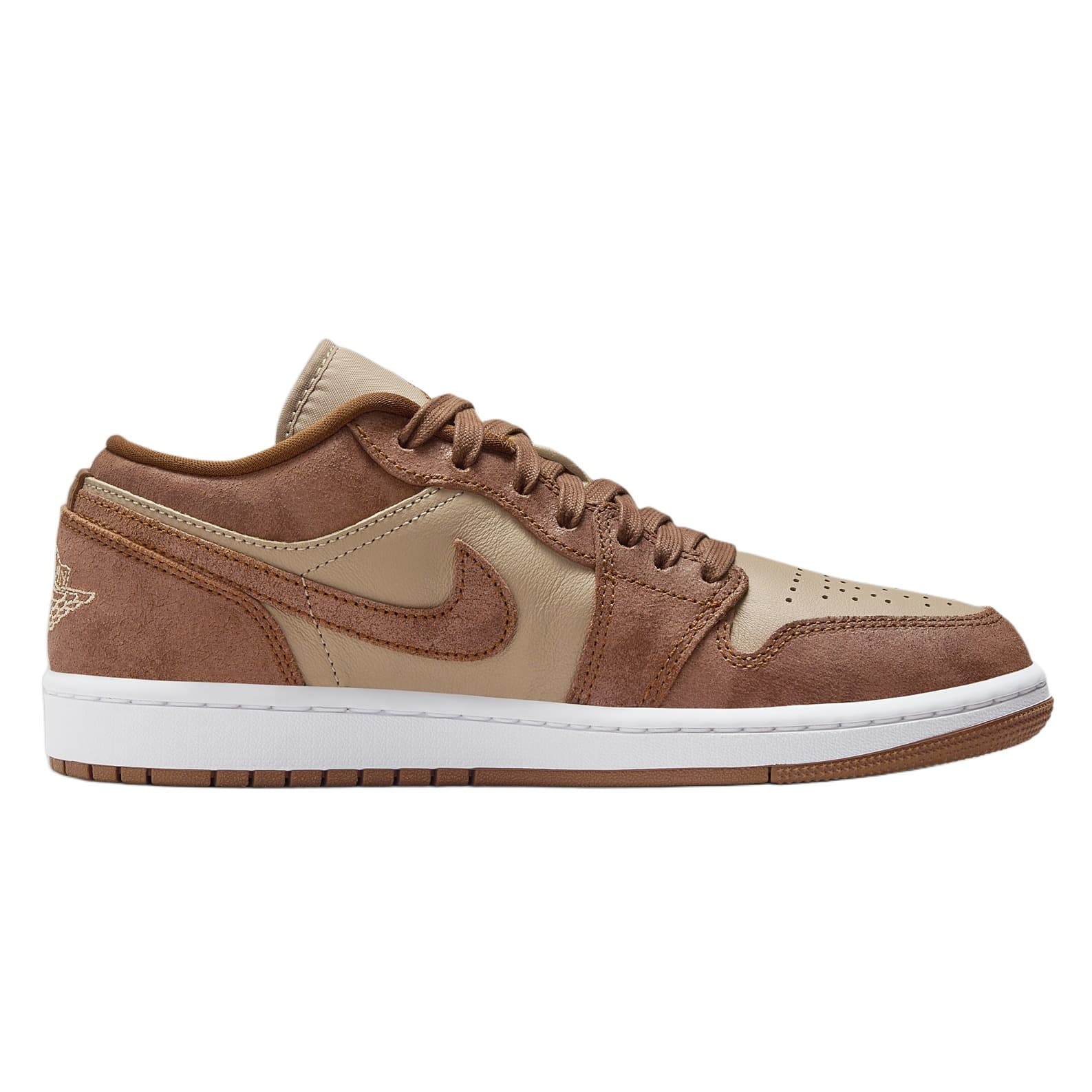 Ретро баскетбольные кроссовки Jordan Air Jordan 1 Low Brown - изображение 3