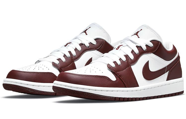 Ретро баскетбольные кроссовки Jordan Air Jordan 1 Low "Team Red" - изображение 3