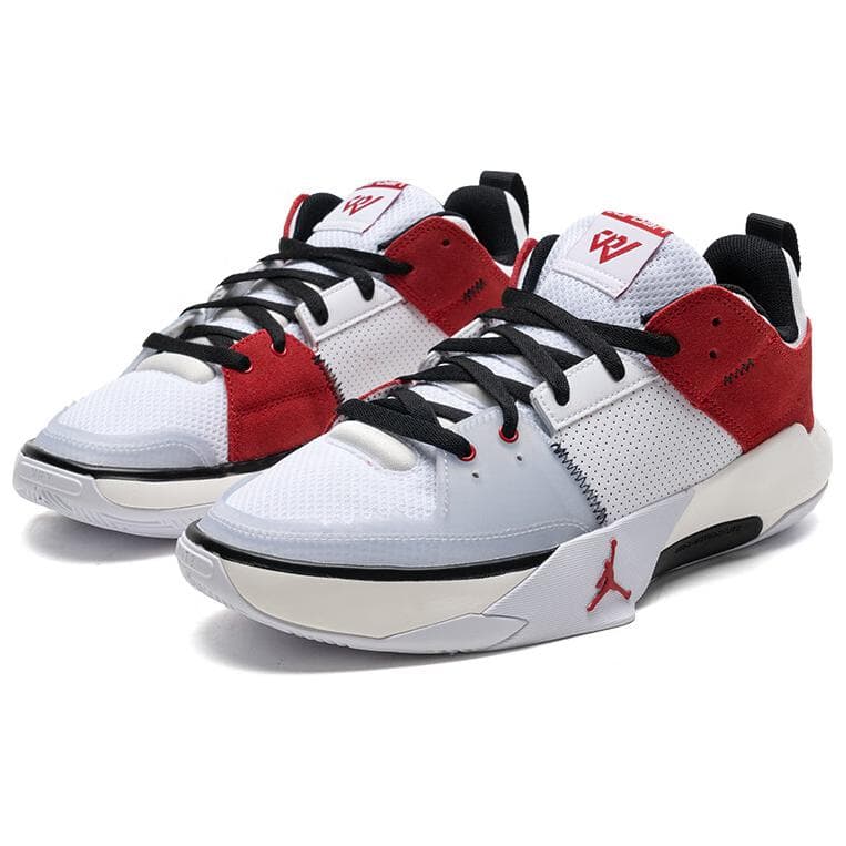 Кроссовки для баскетбола Jordan One Take 5 White Red - изображение 2
