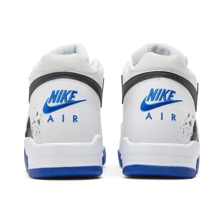 Ретро баскетбольные кроссовки Nike Flight Legacy White Blue - изображение 4
