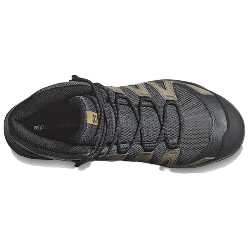 Кроссовки Salomon X Adventure Ткань MID Топ Походная обувь Мужская Серый - изображение 2