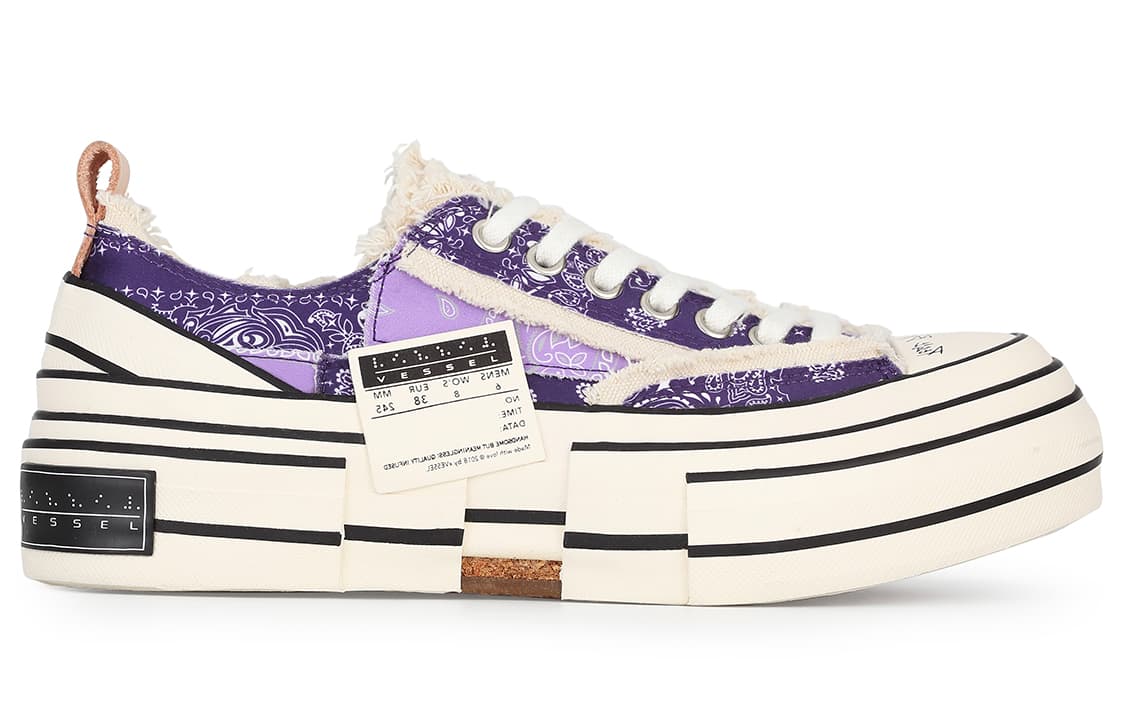 Кроссовки xVESSEL G.O.P.Lows Violet Paisleys - изображение 2