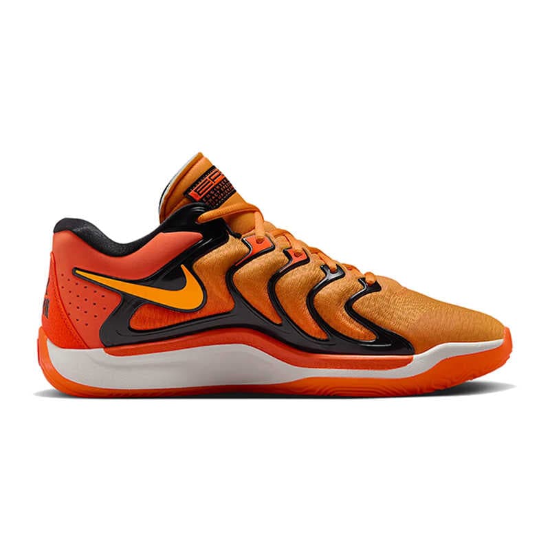 Кроссовки для баскетбола Nike KD 17 Противоскользящие Устойчивые к износу Низкие Баскетбольные кроссовки Мужские Оранжевые - изображение 2