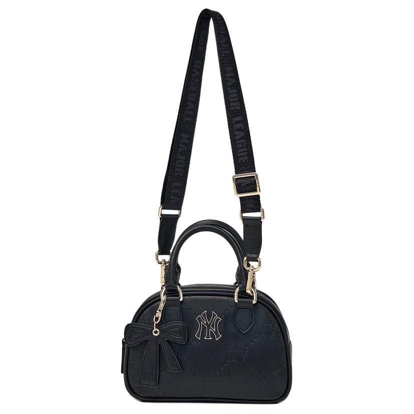 Сумка MLB Artificial Leather Crossbody Bag Baby Black MLB Искусственная кожа через плечо сумка для малыша черного цвета - изображение 2