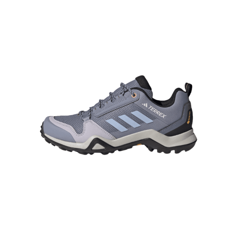 Кроссовки Adidas TERREX AX3 GTX Удобная Устойчивая к истиранию Дышащая Отводящая влагу Низкий Верх Походная Обувь Женская Серый - изображение 1