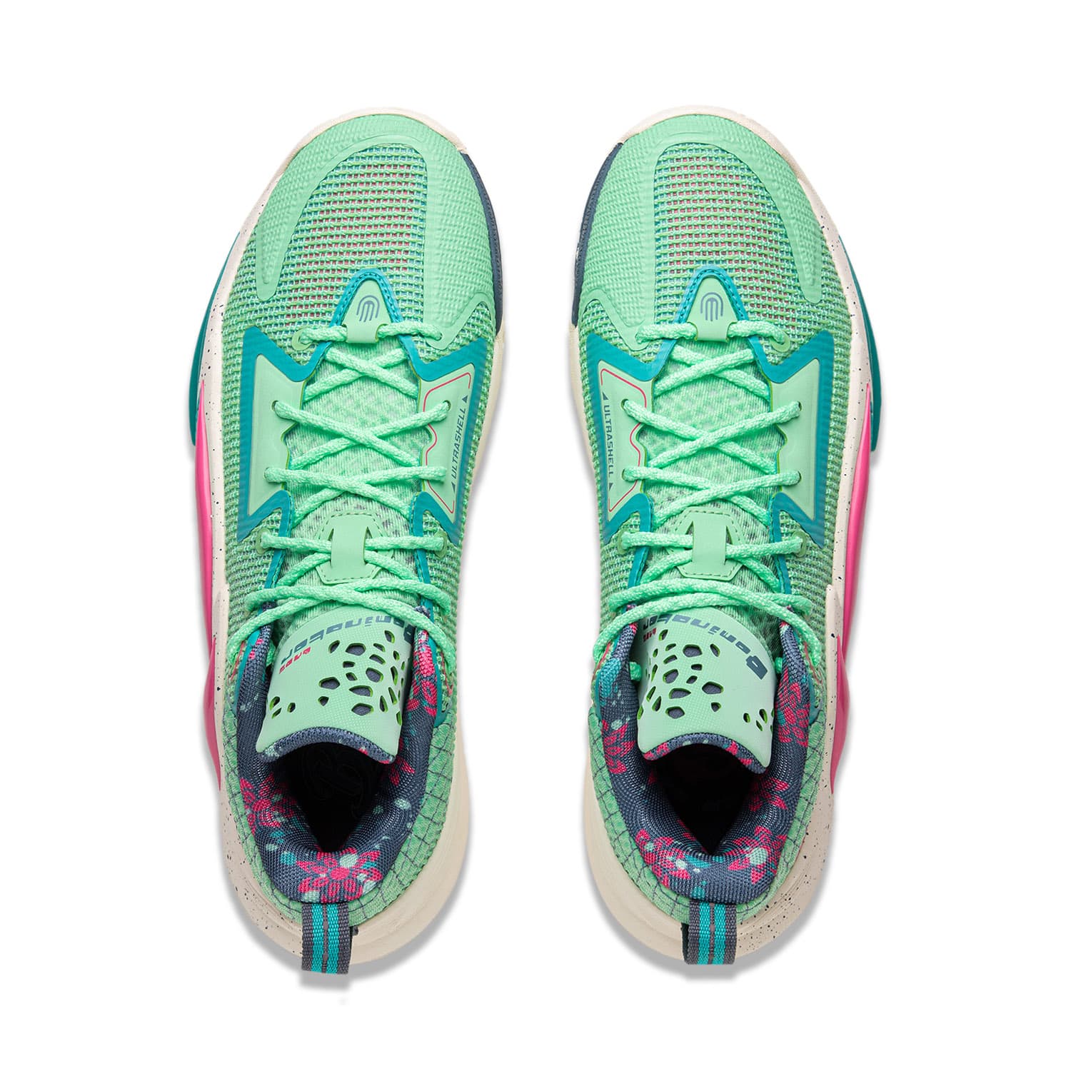 Кроссовки для баскетбола Li-Ning Way of Wade 1 Обувь для баскетбола с устойчивостью, амортизацией, сцеплением и поддержкой, низкие, мужские, зеленый - изображение 4