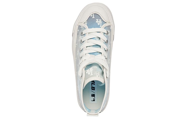 Кеды MLB Playball High Monogram White Blue - изображение 4