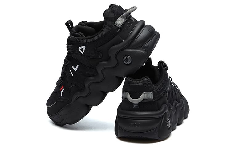 Ретро баскетбольные кроссовки FILA Barricade 2 Low Black - изображение 4