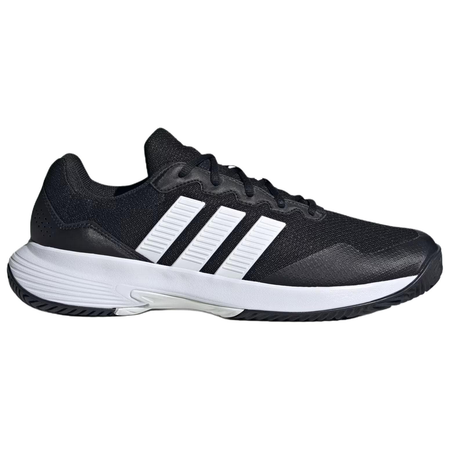 Кроссовки для тенниса Adidas GAMECOURT 2 Low Топ Кроссовки для тенниса Мужской Черный - изображение 2