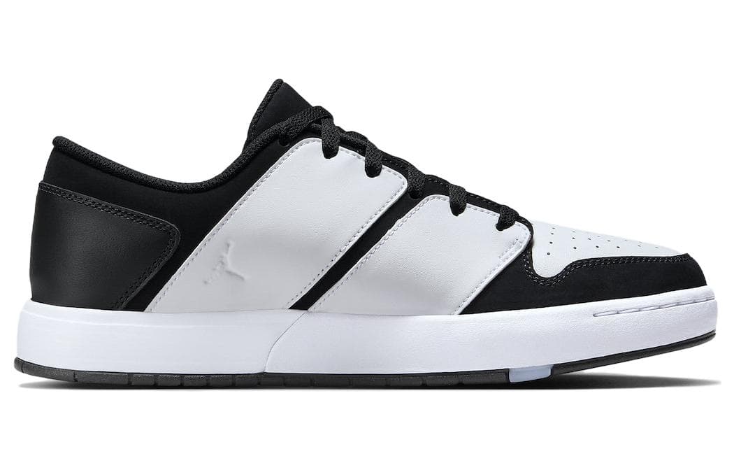 Ретро баскетбольные кроссовки Jordan Nu Retro 1 Low Black White - изображение 2