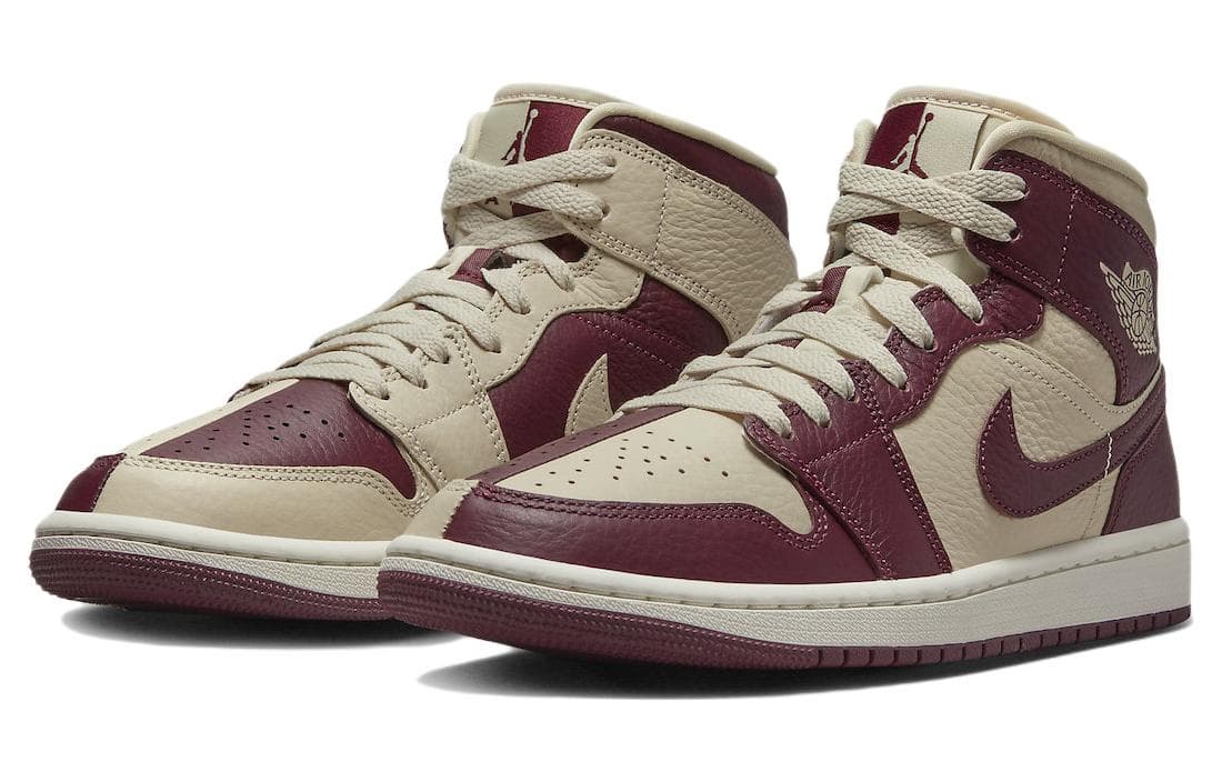 Ретро баскетбольные кроссовки Jordan Air Jordan 1 Mid SE "Beach Cherrywood" - изображение 3