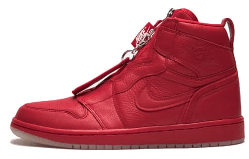 Ретро баскетбольные кроссовки VOGUE x Jordan Air Jordan 1 High Zip "AWOK" - изображение 1