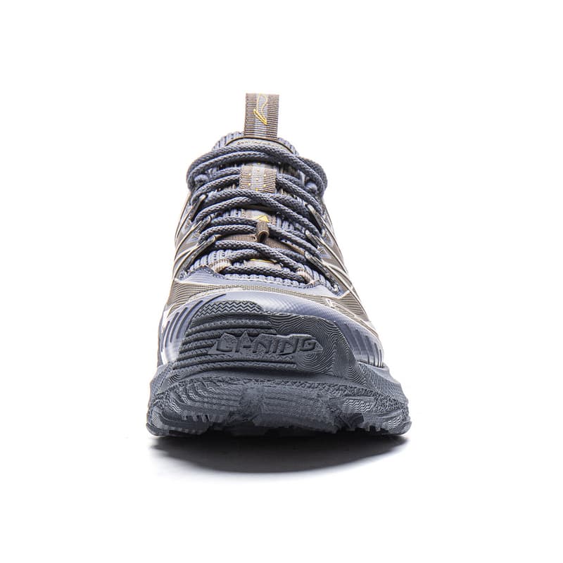 Кроссовки Li NING Outdoor Counterflow Yijie 2,0 ТПУ (TPU) Дышащий Low Топ Походная обувь Унисекс Серый - изображение 5