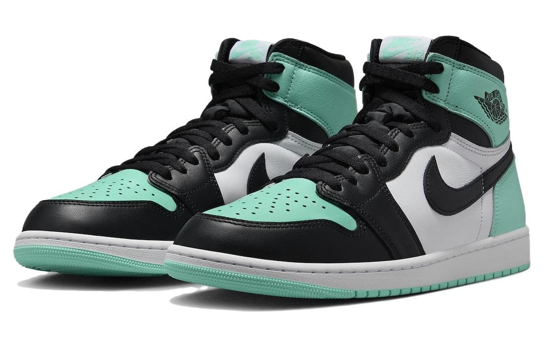 Ретро баскетбольные кроссовки Jordan High OG "Green Glow" - изображение 3