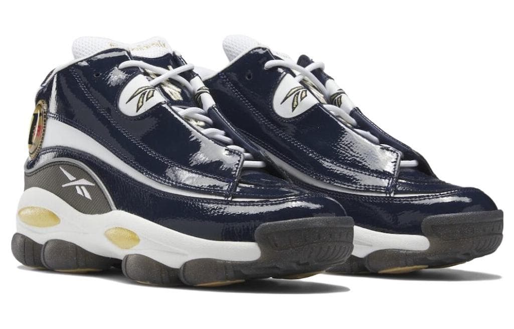 Ретро баскетбольные кроссовки Reebok Answer DMX Blue White - изображение 3