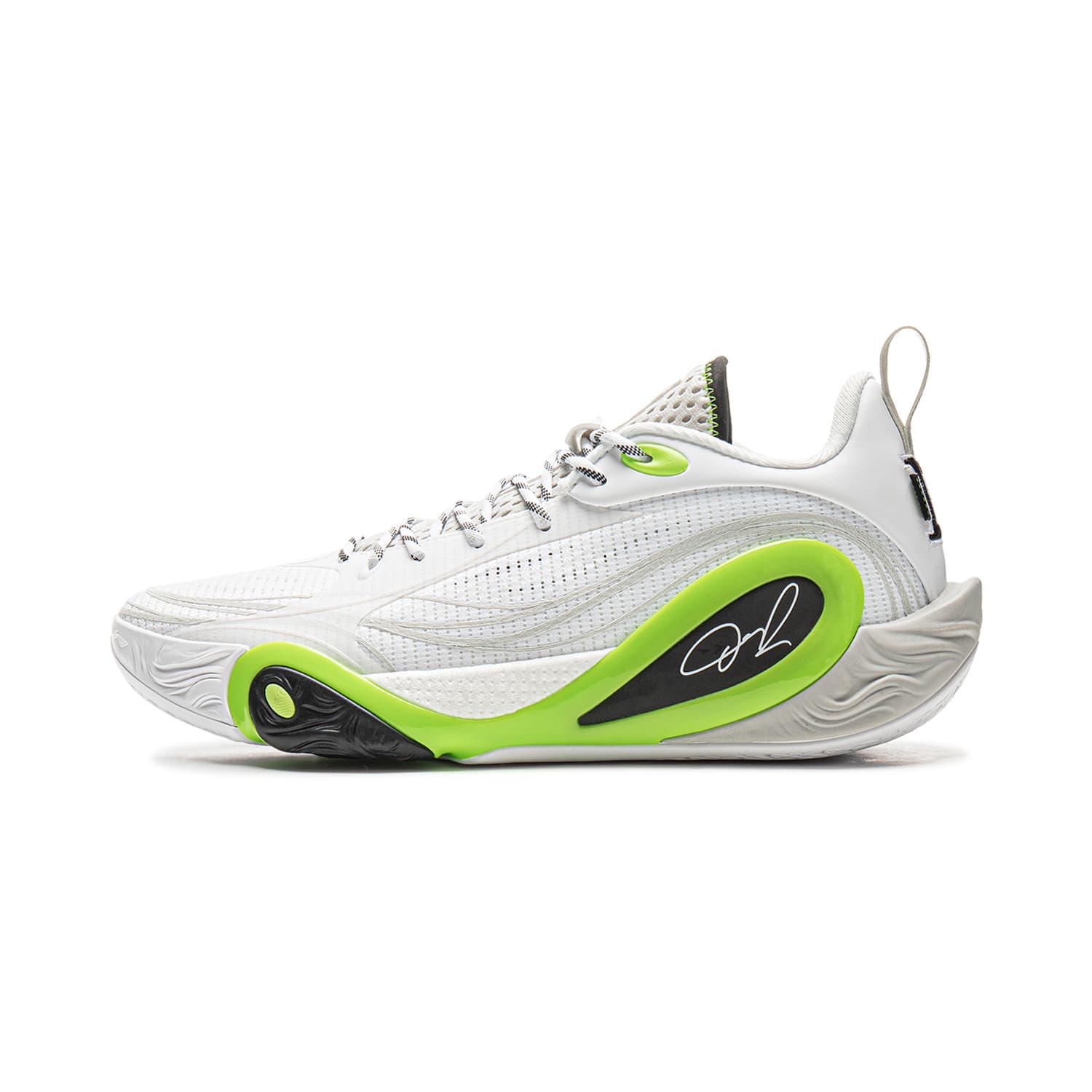 Кроссовки для баскетбола Li-Ning DLO1 Podcast Russell 1st Generation Технология LINING BOOM устойчивая поддержка Амортизация Лоу-топы Баскетбольные кроссовки Мужской Стандартный белый - изображение 1