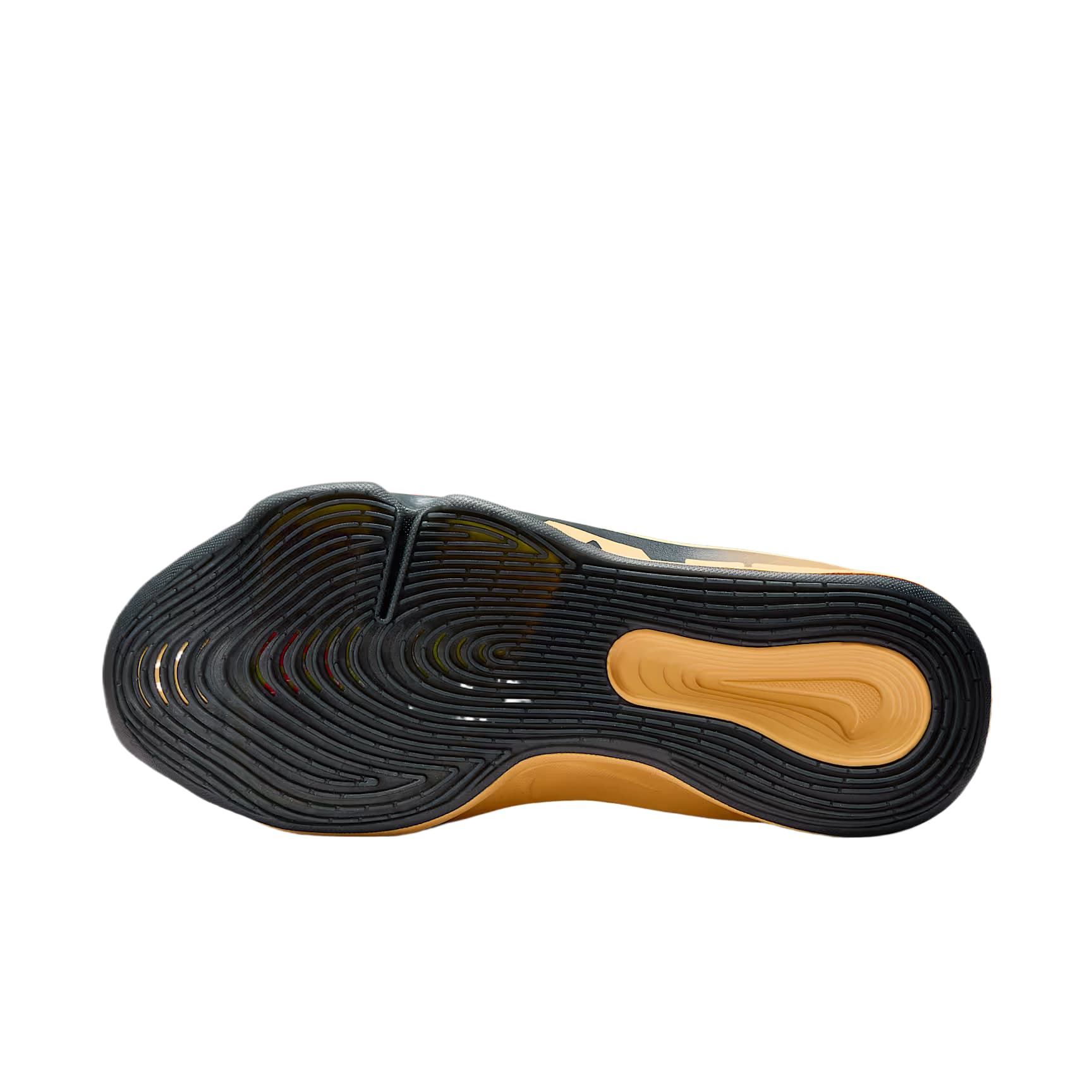 Кроссовки для баскетбола NIKE GT Hustle 3 Устойчивые к истиранию MID Баскетбольные кроссовки Мужские Белый Оранжевый - изображение 6