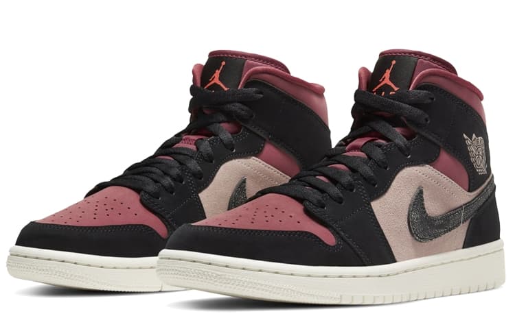 Ретро баскетбольные кроссовки Jordan Air Jordan 1 Mid - изображение 3