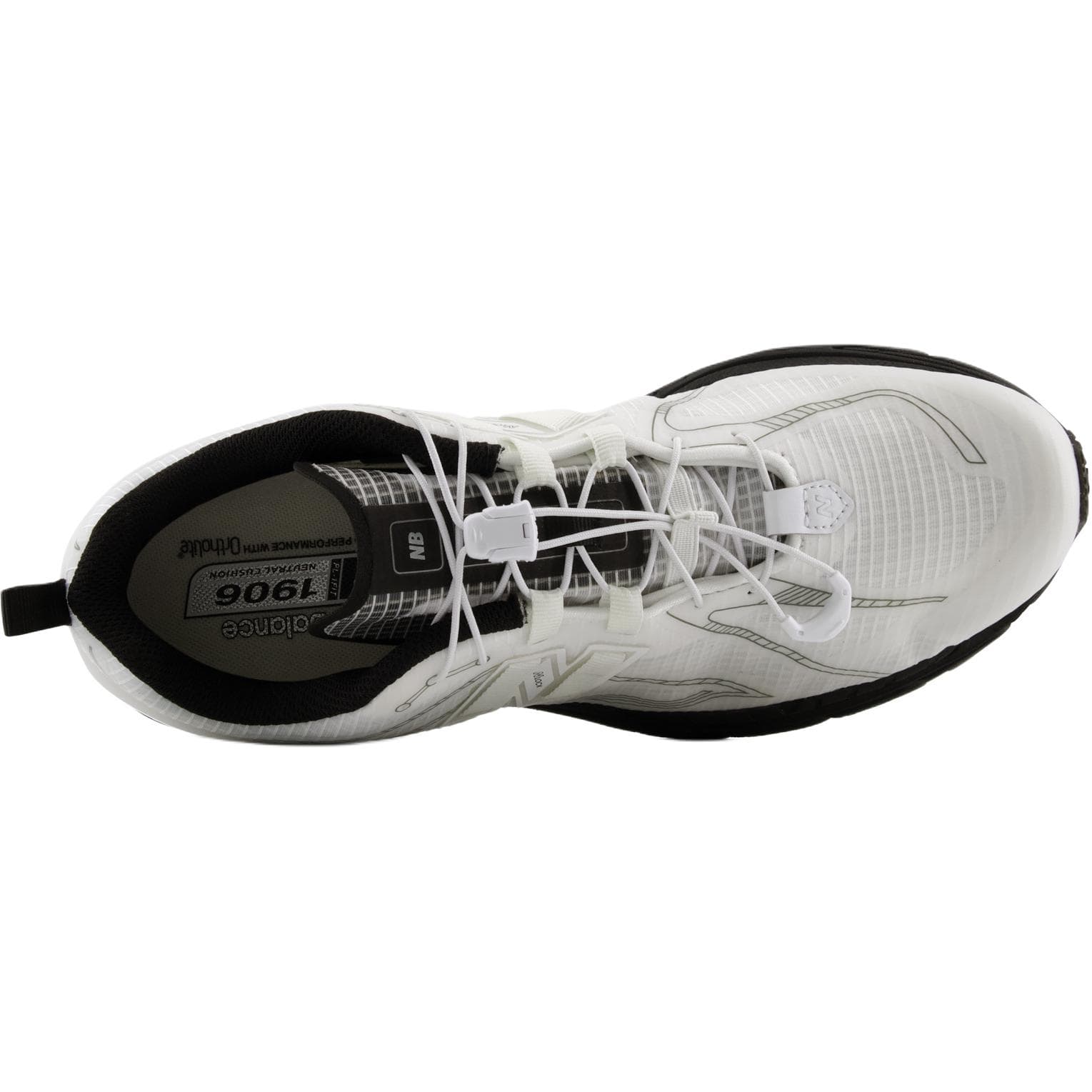 Кроссовки New Balance NB 1906R Толстая подошва Кроссовки Унисекс Белые - изображение 3