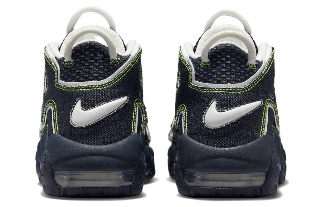 Кроссовки для баскетбола Serena Williams Design Crew x Nike Air More Uptempo Black - изображение 5