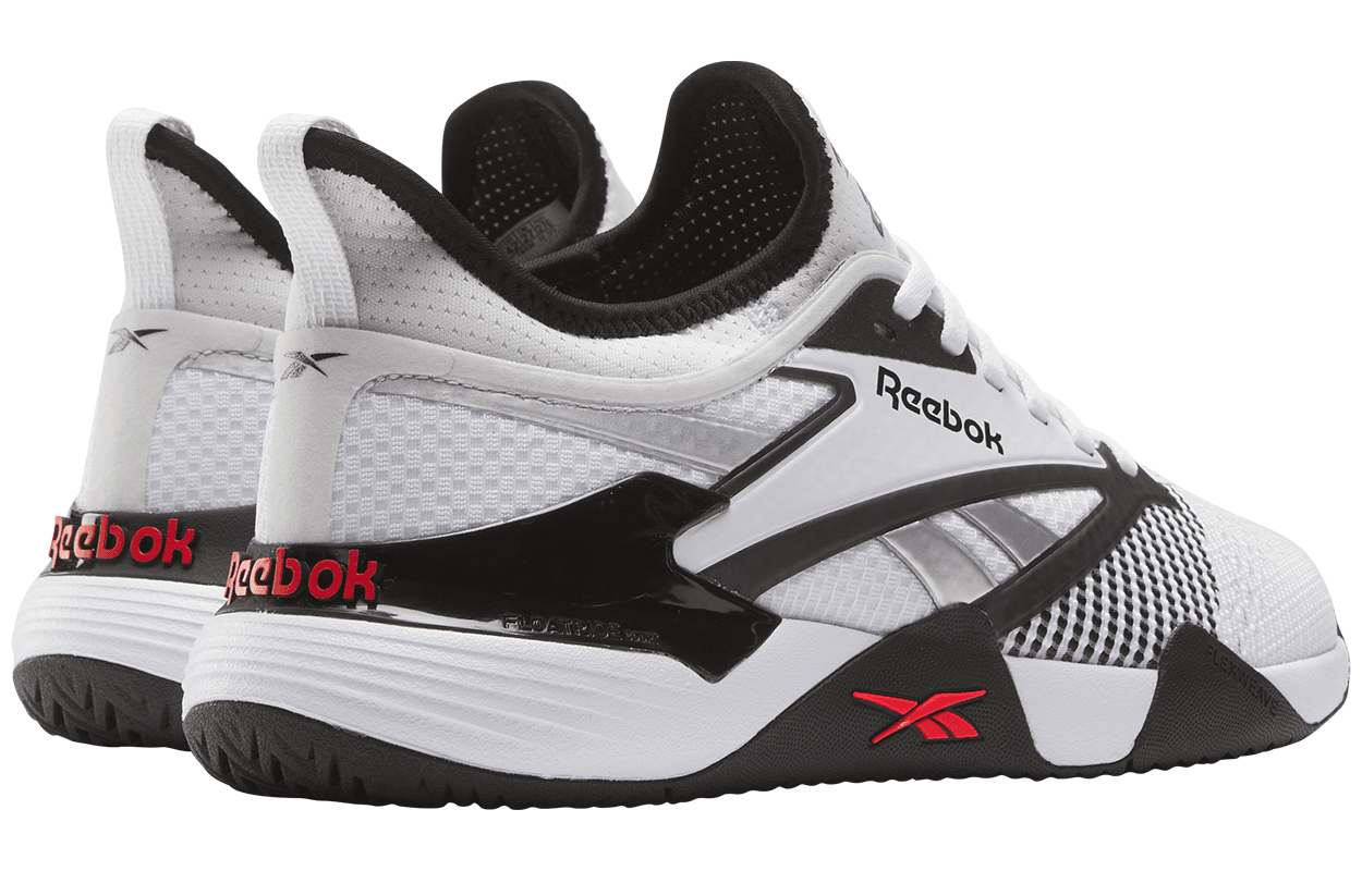Кроссовки для спортзала Reebok Nano Court Low Низкие кроссовки для тренировок Унисекс Белый Черный - изображение 3