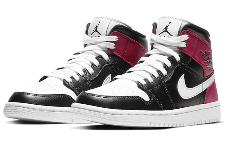 Ретро баскетбольные кроссовки Jordan Air Jordan 1 Mid "Noble Red" - изображение 3