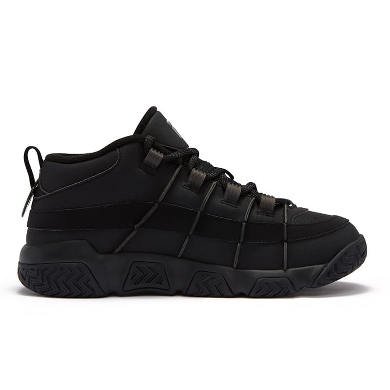 Ретро баскетбольные кроссовки FILA FUSION Buster Пухлые туфли MID Топ Ретро-баскетбольные кроссовки Мужской Черный - изображение 2