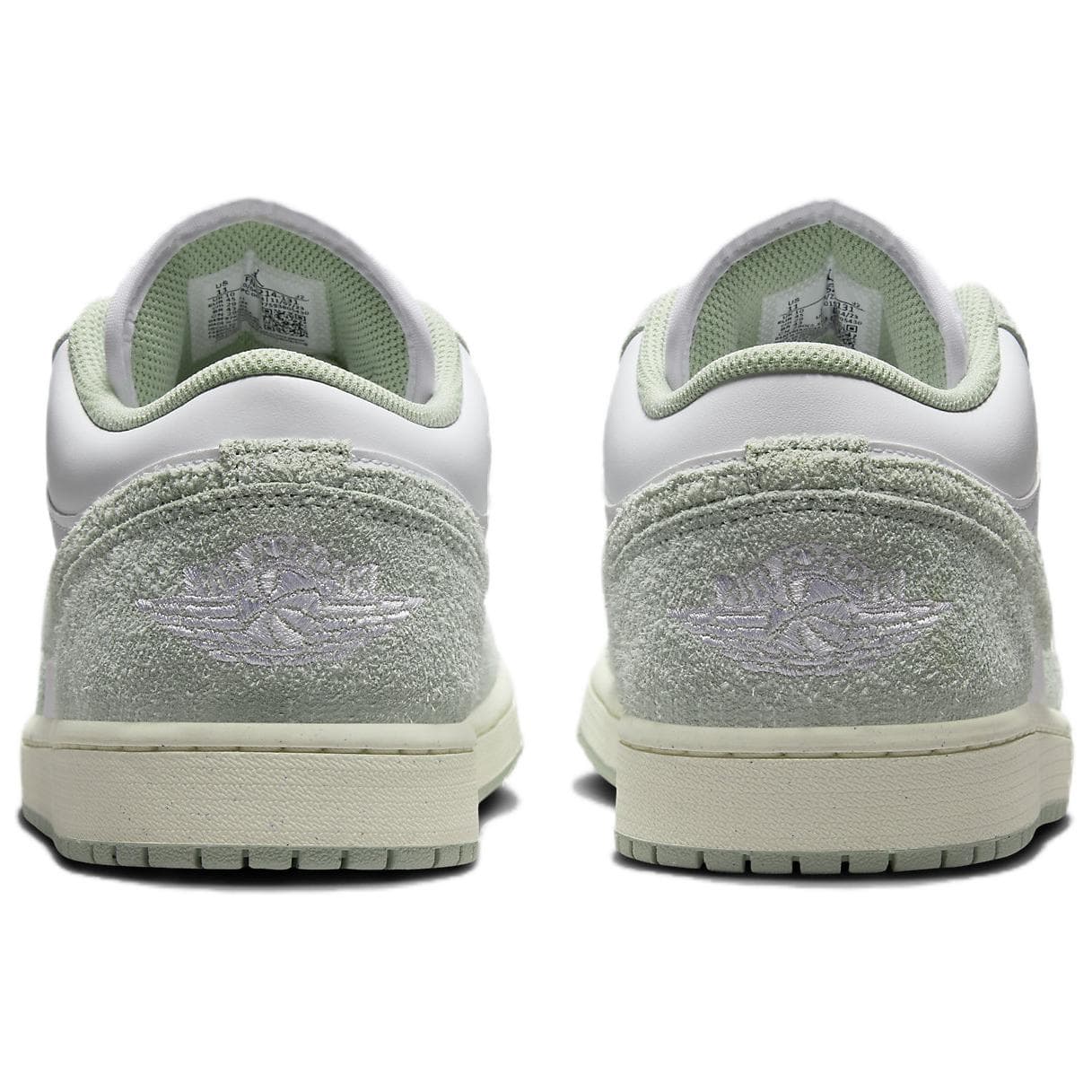 Ретро баскетбольные кроссовки Jordan Air Jordan 1 Low White Green - изображение 7