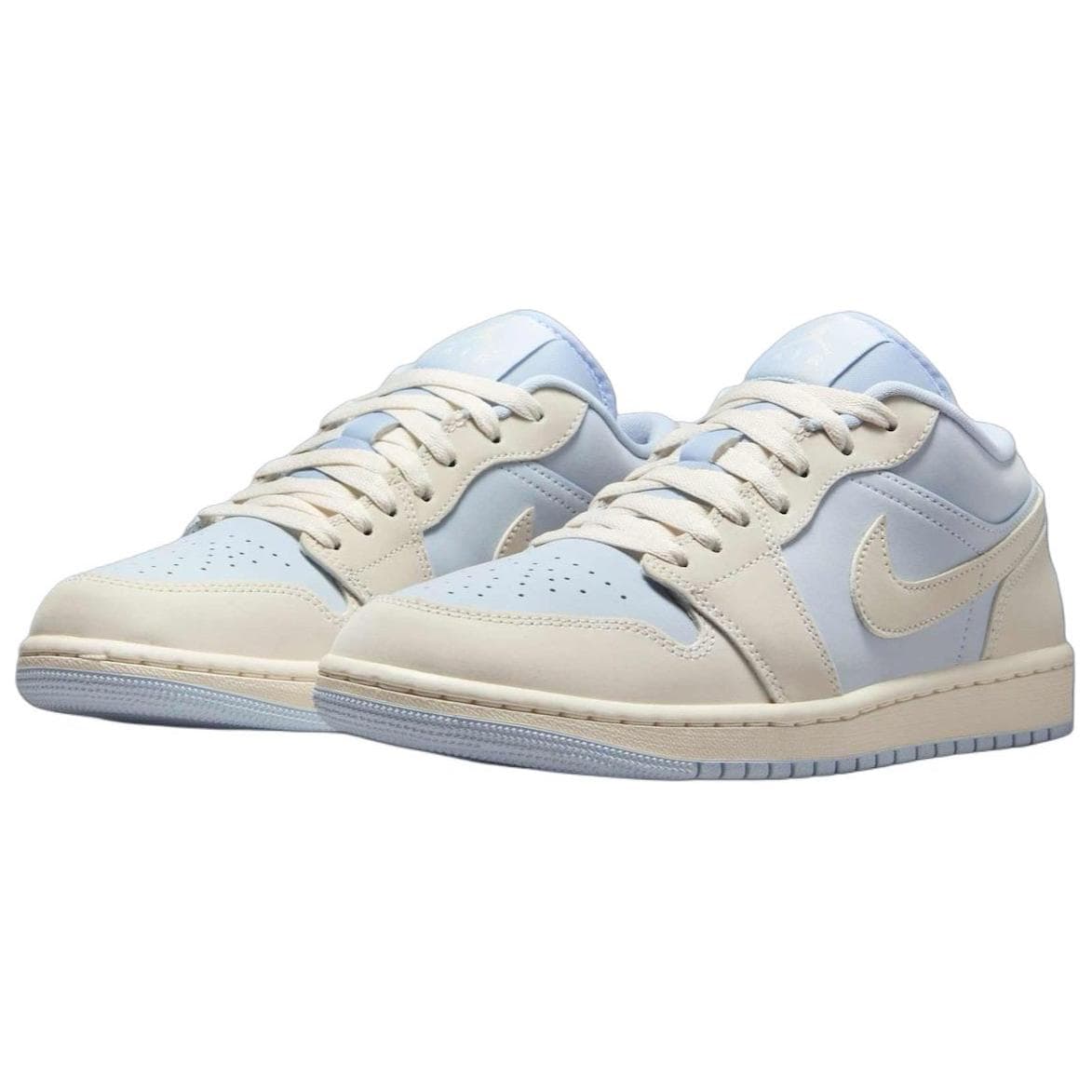 Ретро баскетбольные кроссовки Jordan Air Jordan 1 Противоскользящие Износостойкие Низкие Баскетбольные Кроссовки Женские Синие - изображение 3