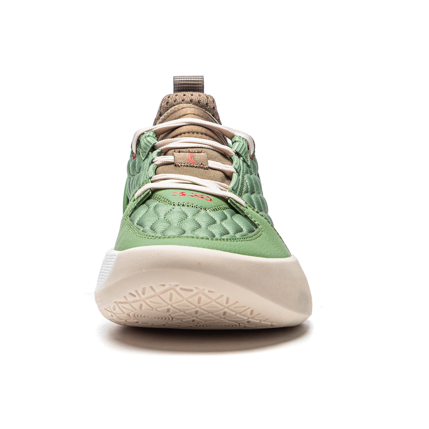 Кроссовки для баскетбола Li NING All City 12 Encore Низкие Баскетбольные Кроссовки Мужские Камень Мох Зеленый - изображение 5