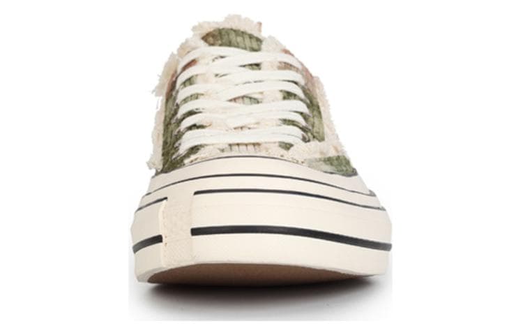 Кроссовки xVESSEL G.O.P Lows Corduroy Brown Tie-dye - изображение 3