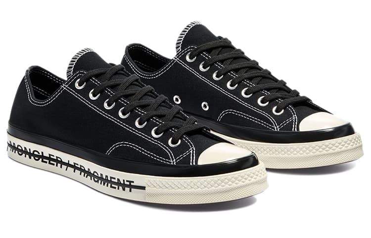 Кеды Fragment Design x Moncler x Converse Chuck Taylor All Star 1970s Black - изображение 3
