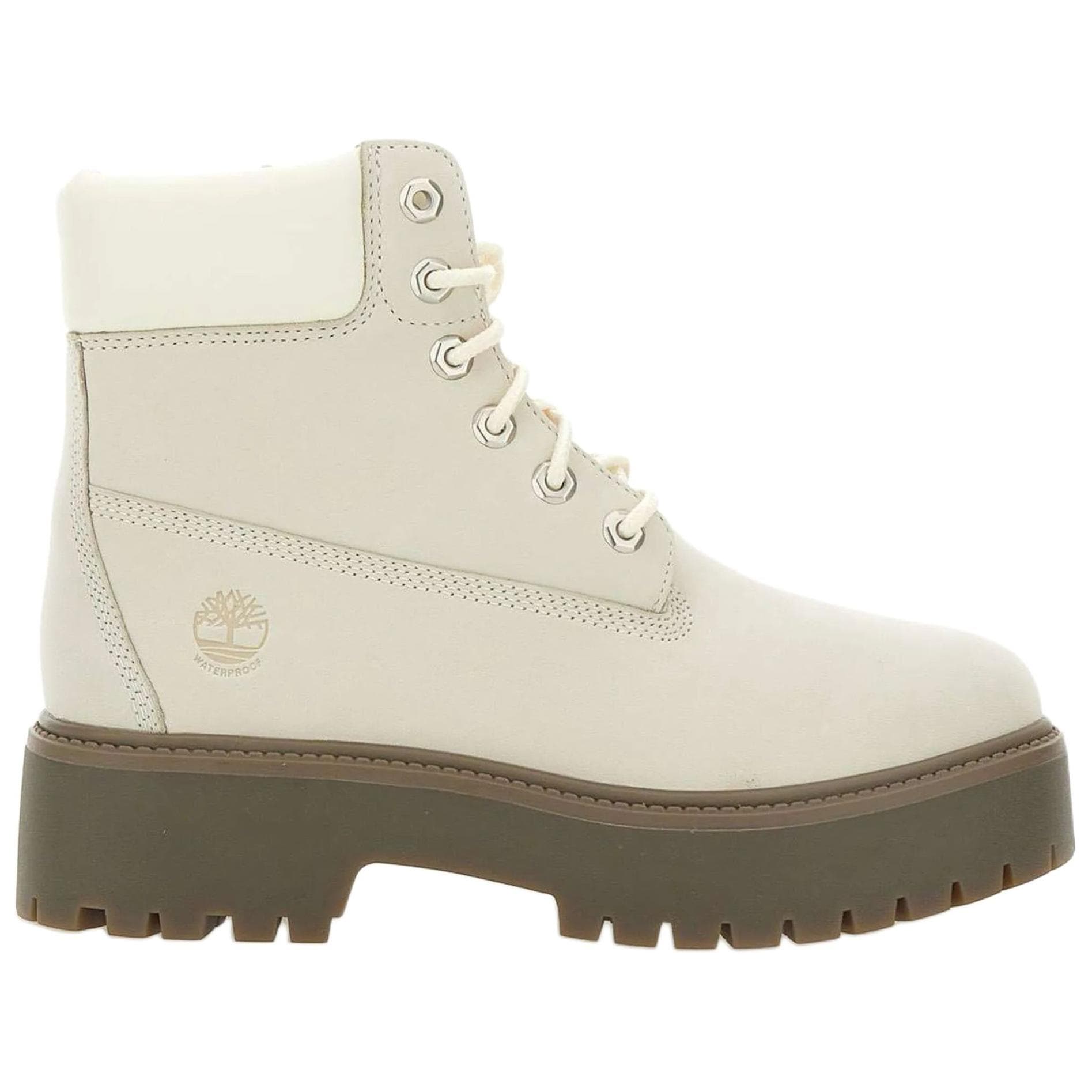 Сапоги Timberland Stone Street Мягкие и Комфортные Ботильоны Женские Белые - изображение 2