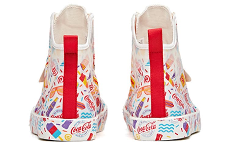 Кеды Anta x Coca-Cola High Top Canvas White Red - изображение 4