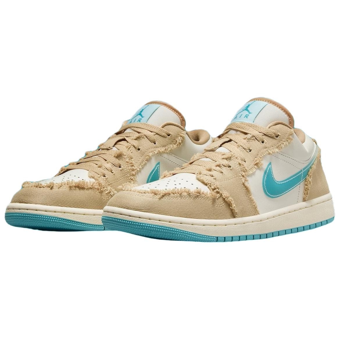Ретро баскетбольные кроссовки Jordan Air Jordan 1 Low Retro White Blue — фото 3