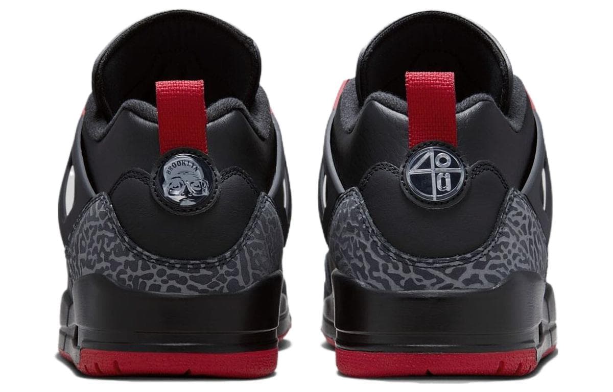 Ретро баскетбольные кроссовки Jordan Spizike Low Black Red - изображение 5